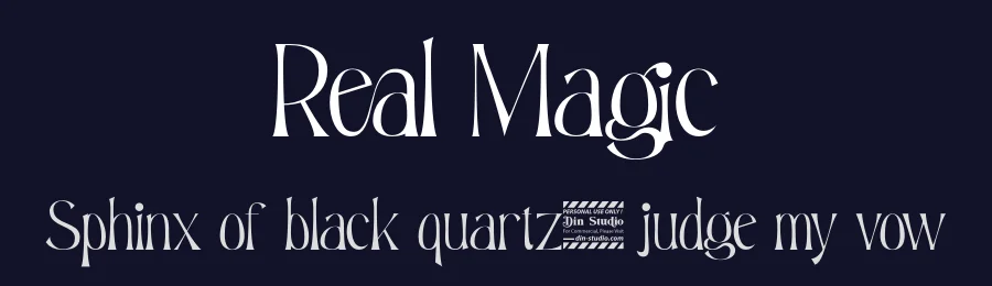 Real Magic by Din Studio — Decorative Font — thumbnail 2
