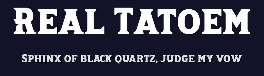 Real Tatoem by ismanayuda — Decorative Font — thumbnail 2