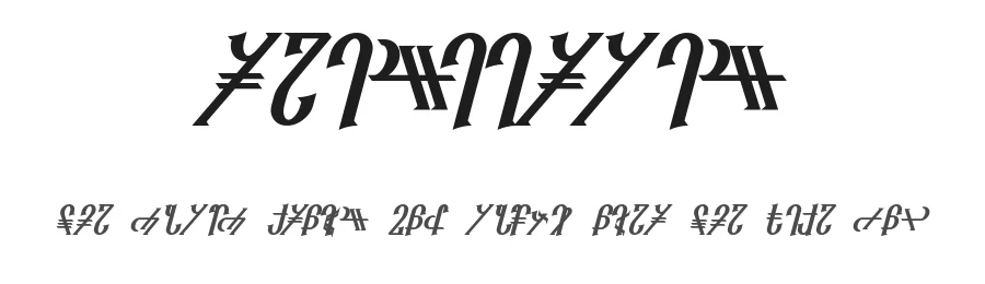 Reanaarian by Pixel Sagas — Dingbats Font