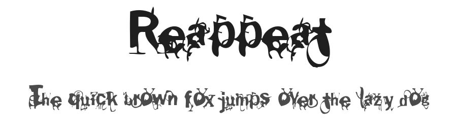 Reappeat by Matija Blagojevic β Decorative Font