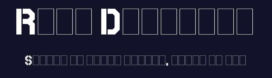 Rear Defender by imagex — Decorative Font — thumbnail 2