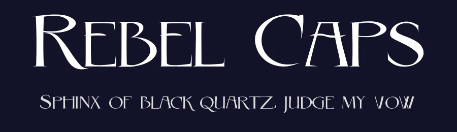 Rebel Caps by Jay Batchelor — Decorative Font — thumbnail 2