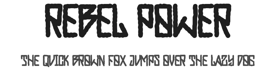Rebel Power by Izallazi — Decorative Font