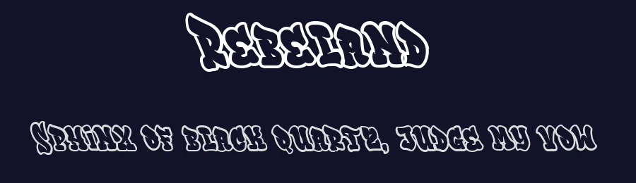 Rebeland by Blankids — Script Handwritten Font — thumbnail 2