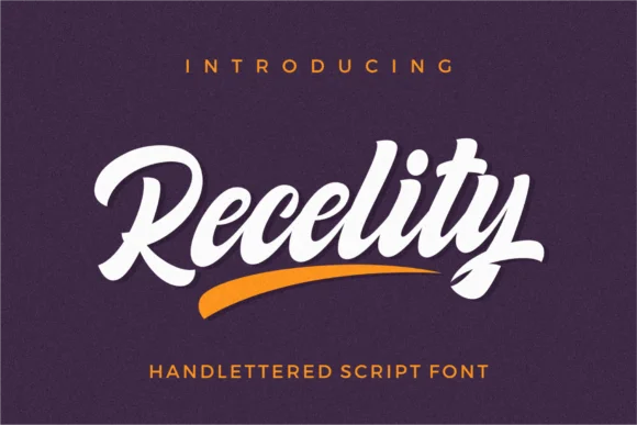 Recelity Font by 24Design Studios — Script Handwritten Font