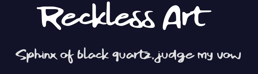 Reckless Art by Lettersiro Studio — Script Handwritten Font — thumbnail 2