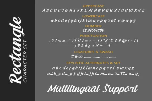 Rectangle Font by Mytype Studio — Script Handwritten Font — thumbnail 6