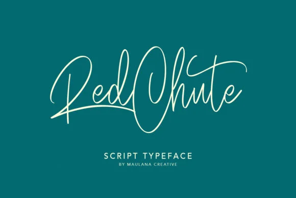 Red Chute Font by Maulana Creative — Script Handwritten Font