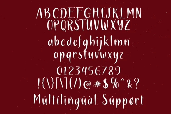 Red Gradient Font by Deedeetype — Script Handwritten Font — thumbnail 2