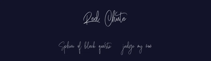Red Chute by Maulana Creative — Script Handwritten Font — thumbnail 2