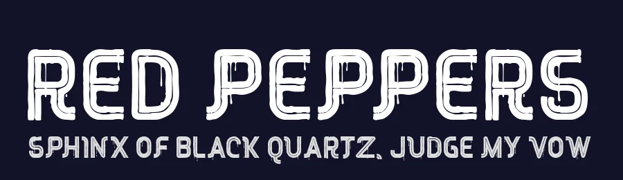 Red Peppers by endemiqLabs — Decorative Font — thumbnail 2