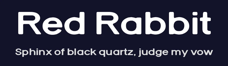 Red Rabbit by Juha Korhonen — Sans Serif Font — thumbnail 2