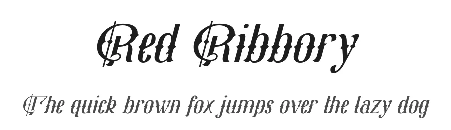 Red Ribbory by FallenGraphic Studio — Decorative Font