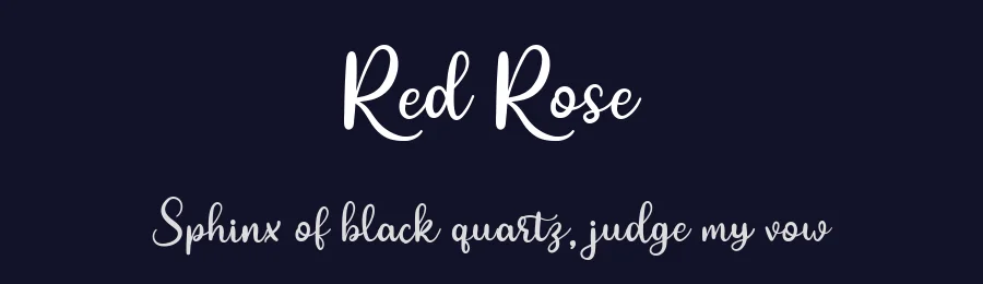 Red Rose by Letter Jos — Script Handwritten Font — thumbnail 2