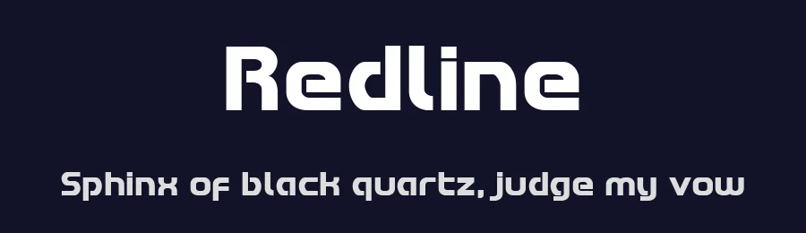 Redline by Iconian Fonts — Display Font — thumbnail 2