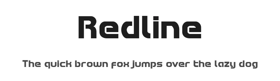 Redline by Iconian Fonts — Display Font