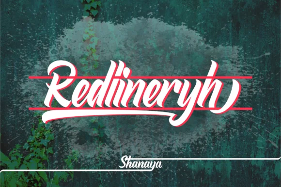 Redlineryh Font by Shanaya Creative โ Script Handwritten Font