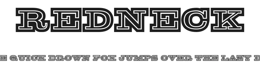 Redneck by Vladimir Nikolic β Sans Serif Font
