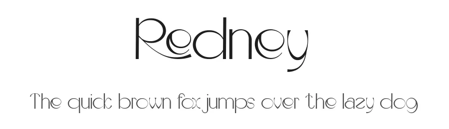 Redney by Muksal Creative — Sans Serif Font