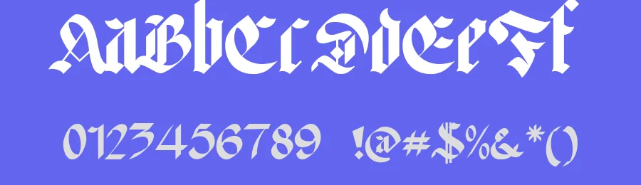 Redro by Gittype — Blackletter Font — thumbnail 3