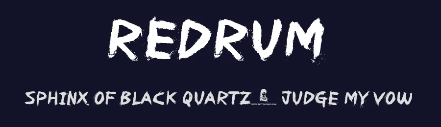 Redrum by JSH creates — Decorative Font — thumbnail 2