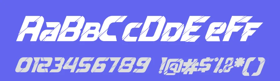 Reflected by Kong Font — Decorative Font — thumbnail 3