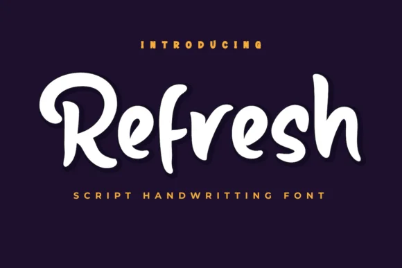 Refresh Font by Productype — Script Handwritten Font