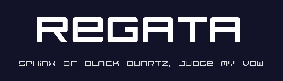Regata by Factor I — Display Font — thumbnail 2