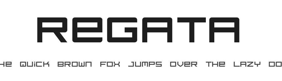 Regata by Factor I — Display Font