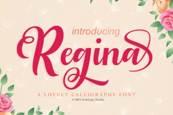 Regina Font by YonTypeStudio.Co — Script Handwritten Font