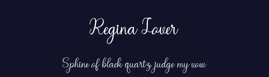 Regina Lover by mahyud creatif — Script Handwritten Font — thumbnail 2