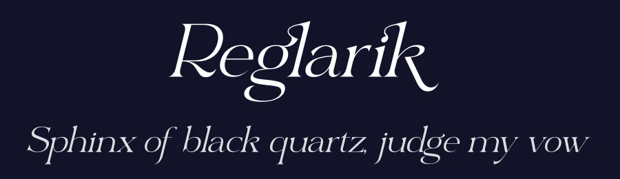 Reglarik by Denustudios — Serif Font — thumbnail 2