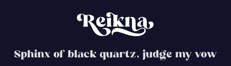 Reikna by Kulokale Studio — Sans Serif Font — thumbnail 2