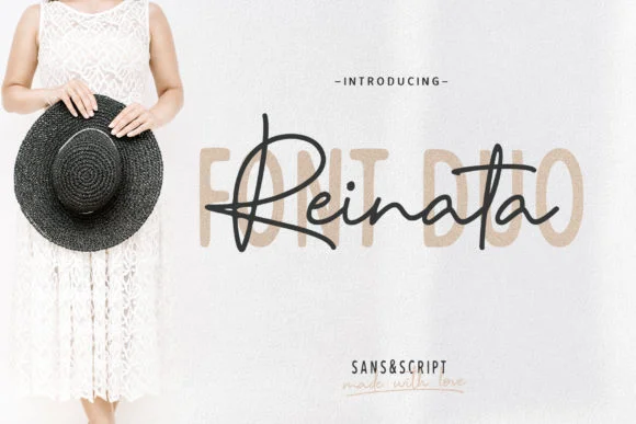 Reinata Duo Font by Andrie Nugrie — Script Handwritten Font