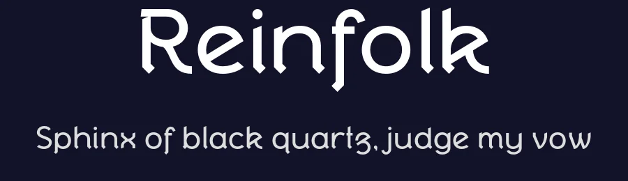 Reinfolk by Ikiiko Type — Sans Serif Font — thumbnail 2
