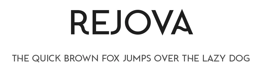 Rejova by Robin Campistron β Sans Serif Font
