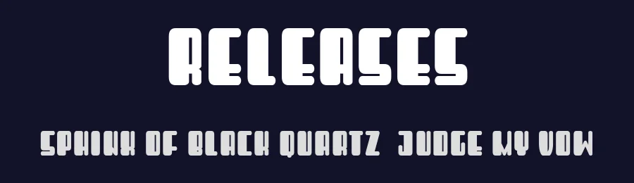 Releases by Vladimir Nikolic — Decorative Font — thumbnail 2