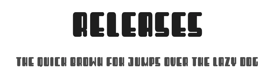 Releases by Vladimir Nikolic β Decorative Font