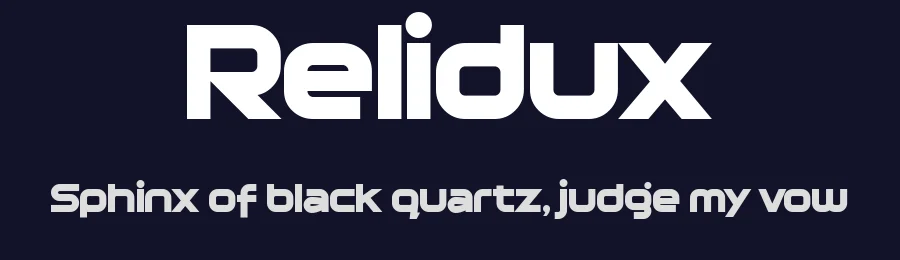 Relidux by Chequered Ink — Display Font — thumbnail 2