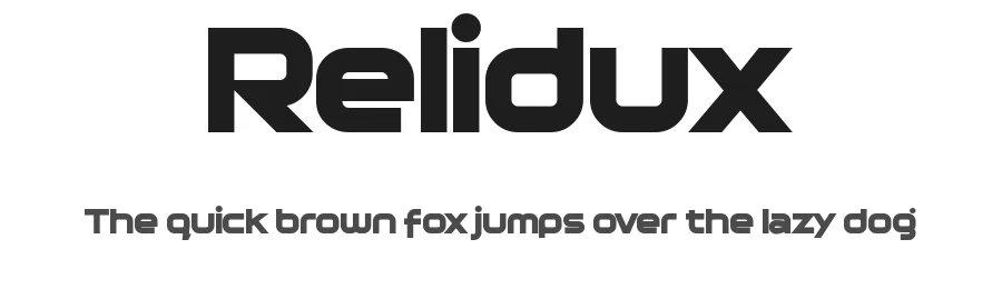 Relidux by Chequered Ink — Display Font