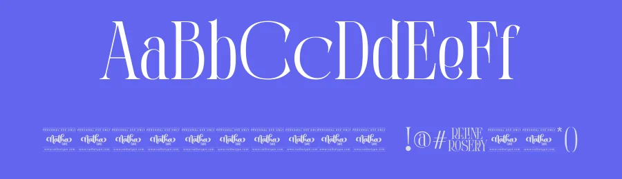 Reline Rosery by Nathatype — Serif Font — thumbnail 3