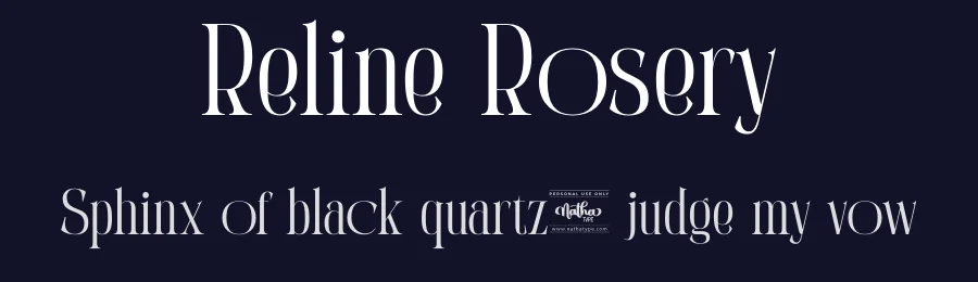 Reline Rosery by Nathatype — Serif Font — thumbnail 2