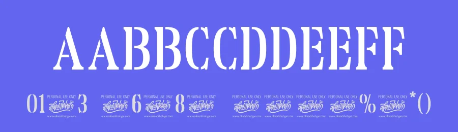Reloaded by Almarkhatype — Decorative Font — thumbnail 3