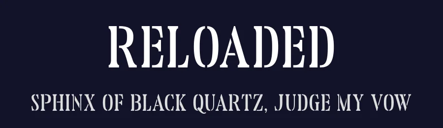 Reloaded by Almarkhatype — Decorative Font — thumbnail 2