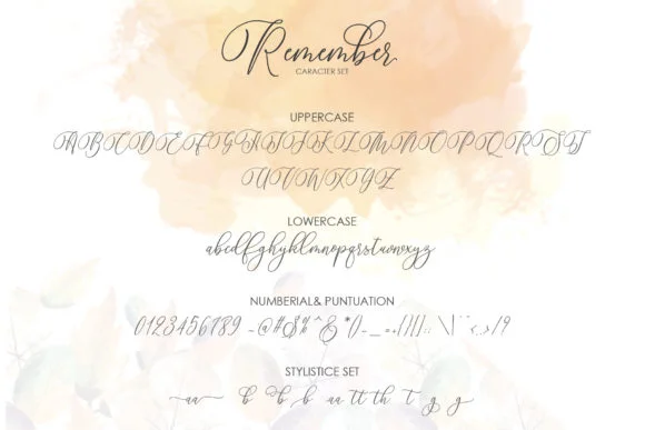 Remember Font by moriztype by moriztype — Script Handwritten Font — thumbnail 5