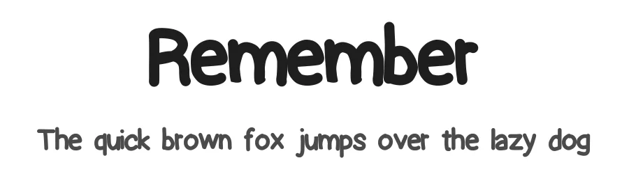 Remember