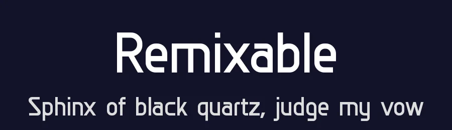 Remixable by UI Creative — Sans Serif Font — thumbnail 2