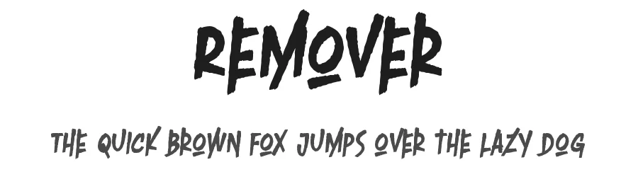 Remover