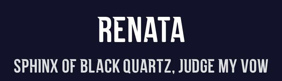 Renata by Khairul Amin Al Azmi — Decorative Font — thumbnail 2