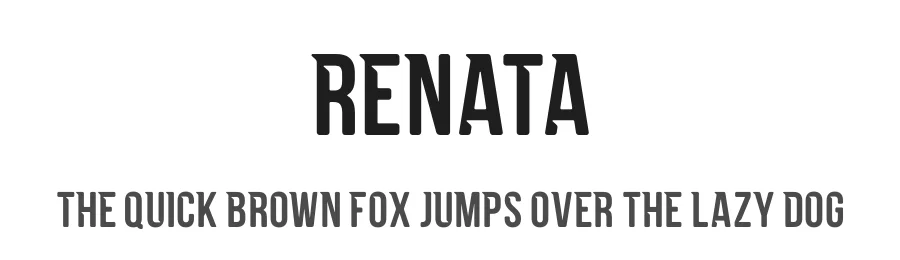 Renata by Khairul Amin Al Azmi — Decorative Font